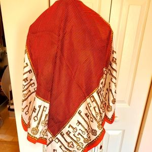 Collection XIIX silk scarf. 30- 31 inch square